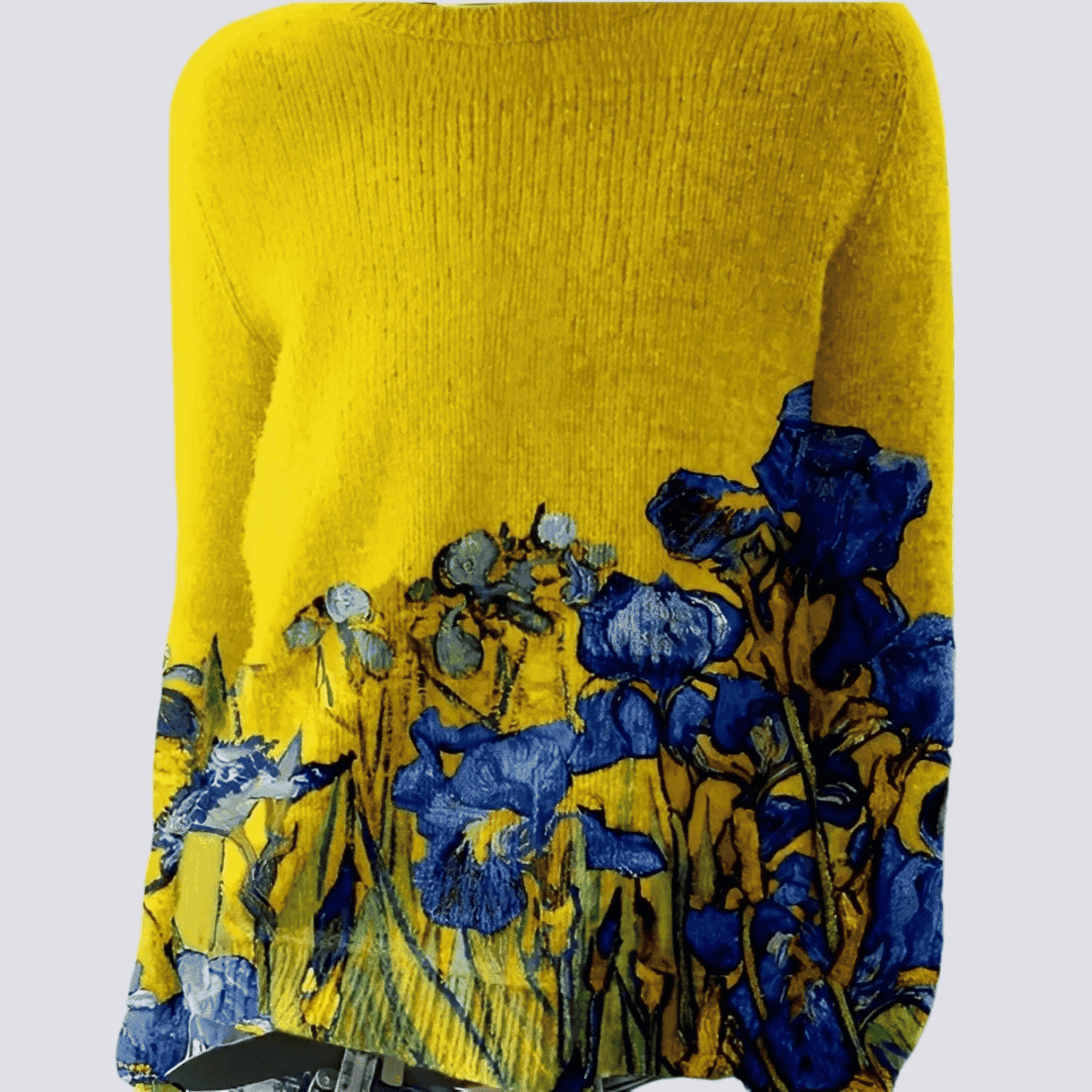 Jersey de Mujer de Corte Holgado - Cuello Redondo y Manga Larga