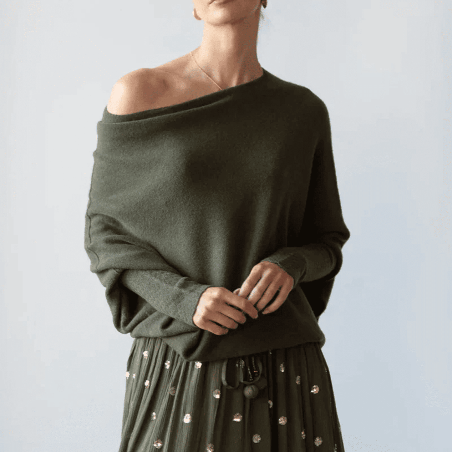 Jersey de Mujer de Corte Holgado - Mangas Murciélago