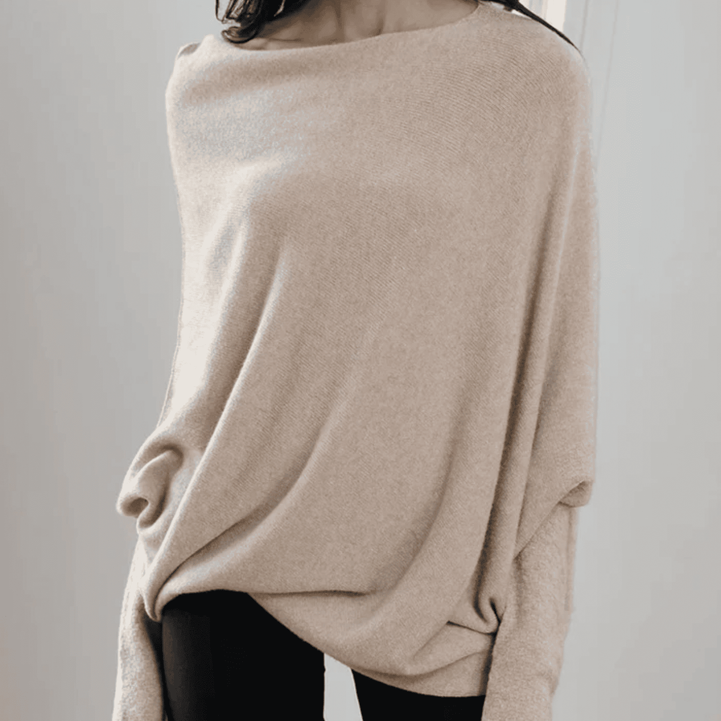 Jersey de Mujer de Corte Holgado - Mangas Murciélago