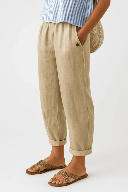 Pantalones de Mujer Cómodos - Bolsillos Laterales