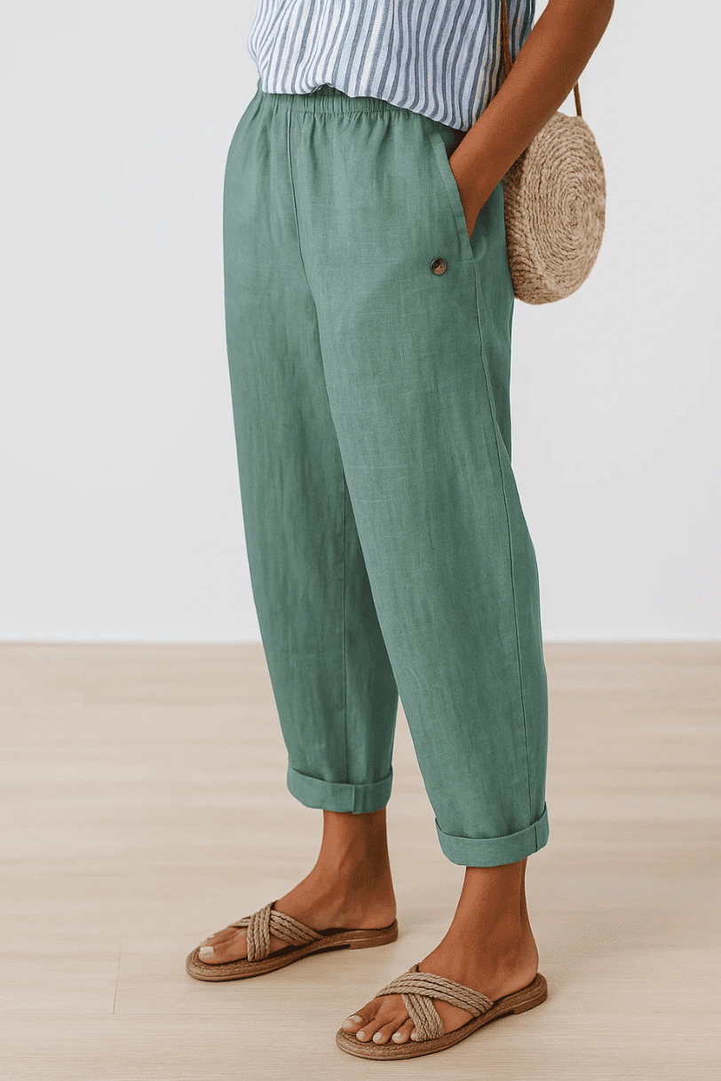 Pantalones de Mujer Cómodos | Bolsillos Laterales