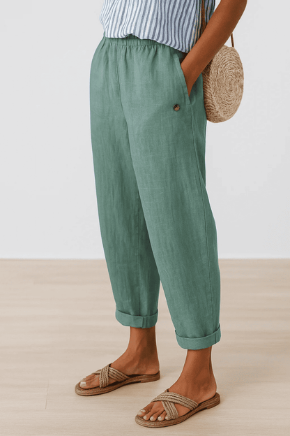 Pantalones de Mujer Cómodos | Bolsillos Laterales