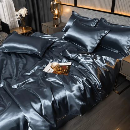 Ropa de cama con acabado satinado