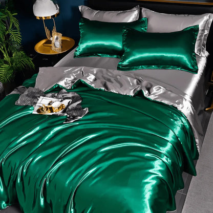 Ropa de cama con acabado satinado