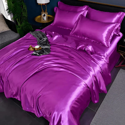 Ropa de cama con acabado satinado