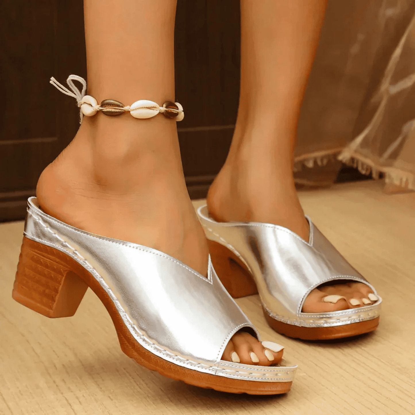 Sandalias de Mujer Confortables | Tacón Ancho