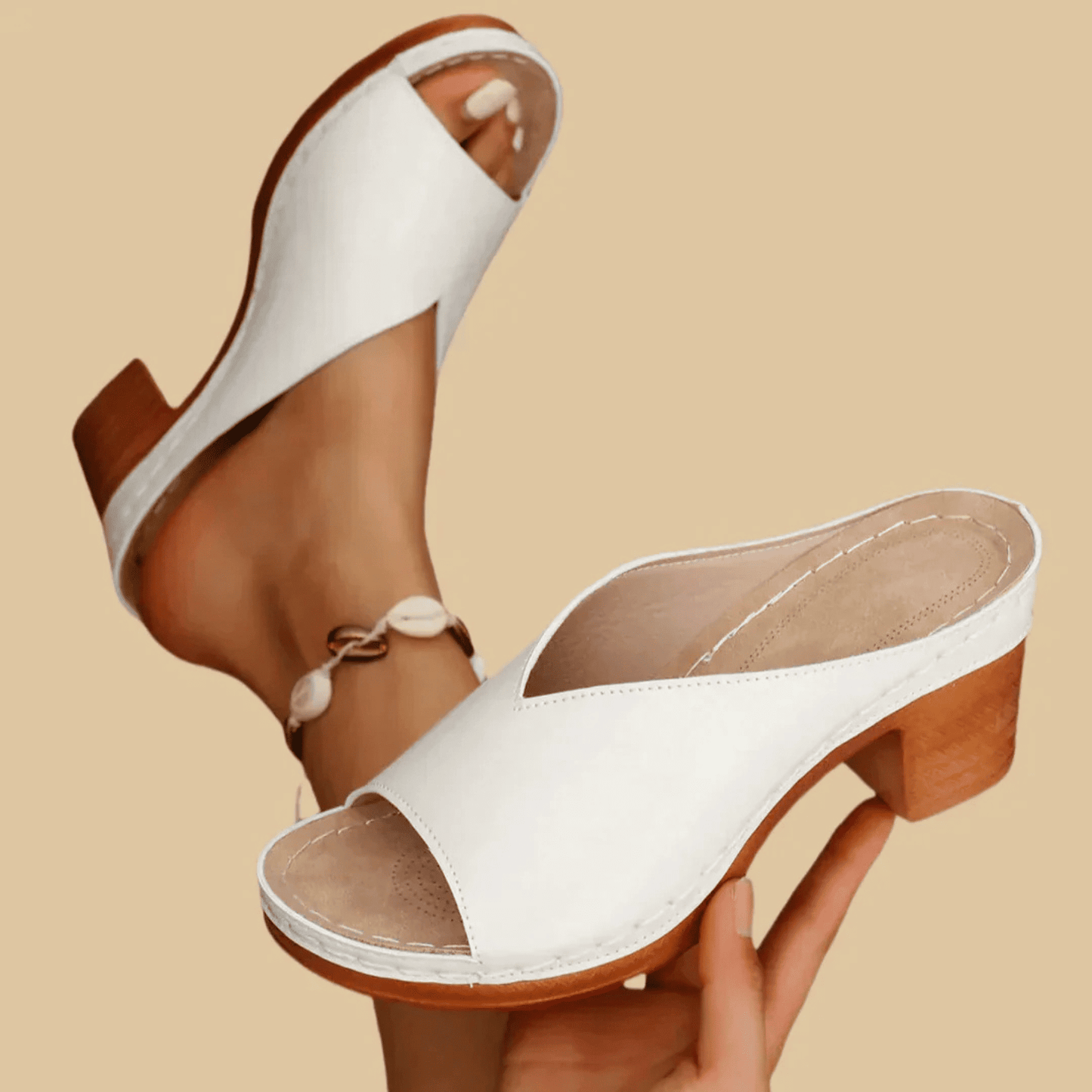 Sandalias de Mujer Confortables | Tacón Ancho
