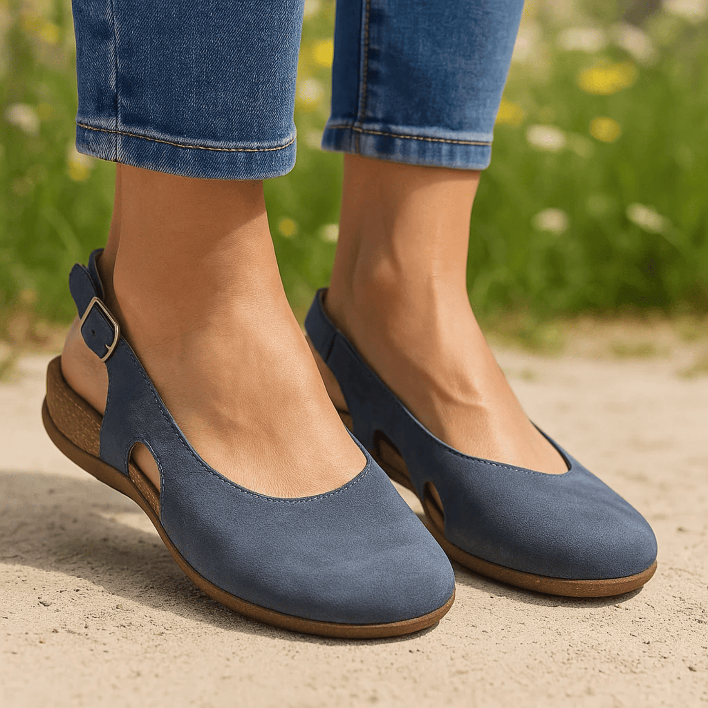 Sandalias de Mujer con Suela Suave | Correa Ajustable