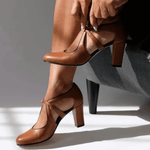 Sandalias de Mujer de Estilo Vintage - Correa al Tobillo