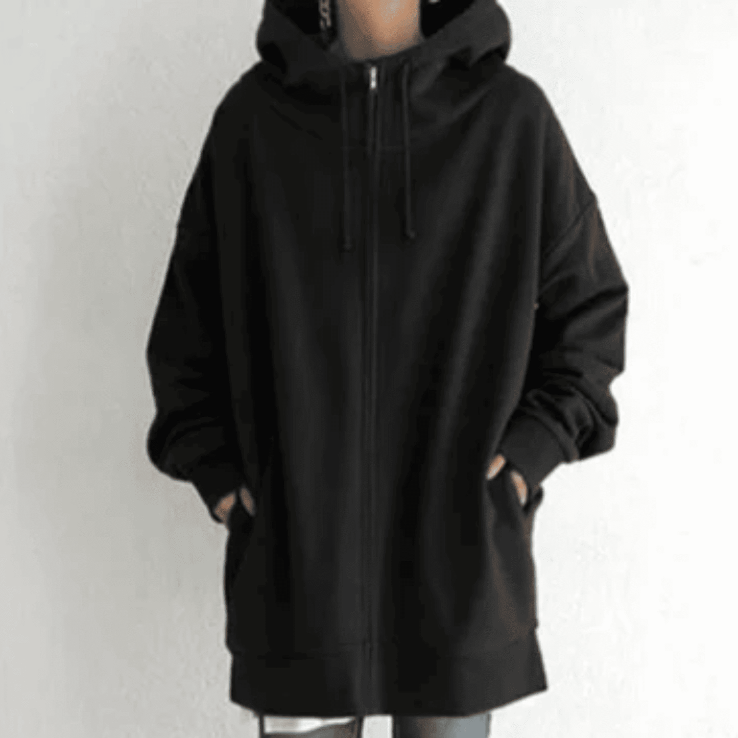 Sudadera Oversize de Mujer - Capucha y Cremallera