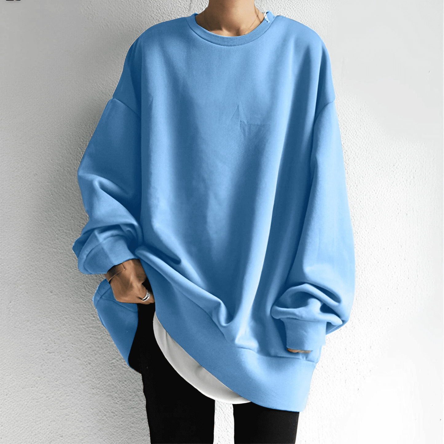 Sudadera Oversize de Mujer - Hombros Caídos