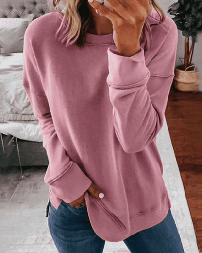 Sudadera de Mujer - Cuello Redondo y Corte Holgado