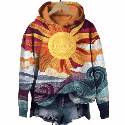 Sudadera de Mujer con Capucha - Corte Holgado