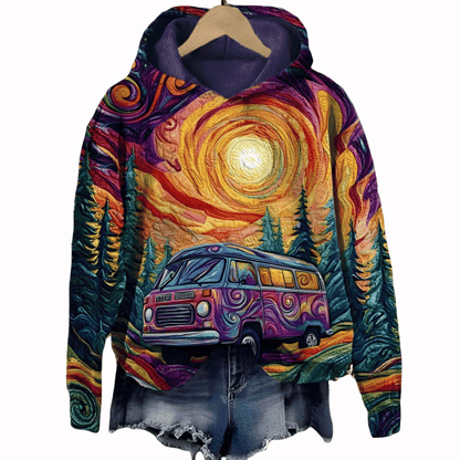 Sudadera de Mujer con Capucha - Corte Holgado