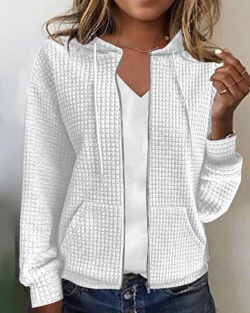 Sudadera de Mujer con Cremallera - Capucha y Bolsillos
