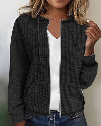 Sudadera de Mujer con Cremallera - Capucha y Bolsillos