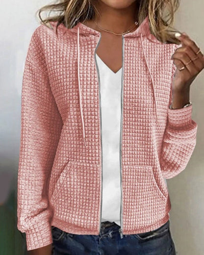 Sudadera de Mujer con Cremallera - Capucha y Bolsillos