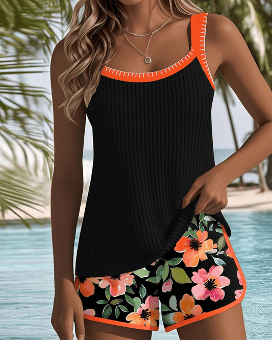 Tankini Elegante de Mujer - Dos Piezas