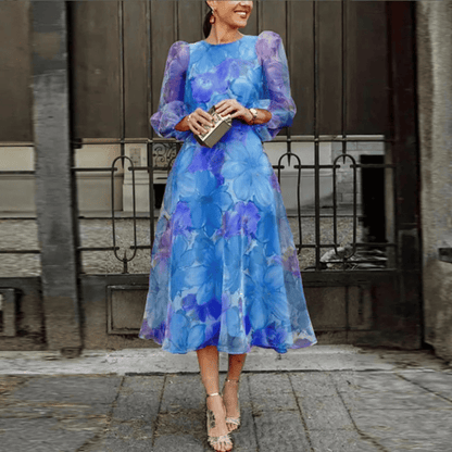 Vestido de Mujer Floral para Invitada de Boda | Midi