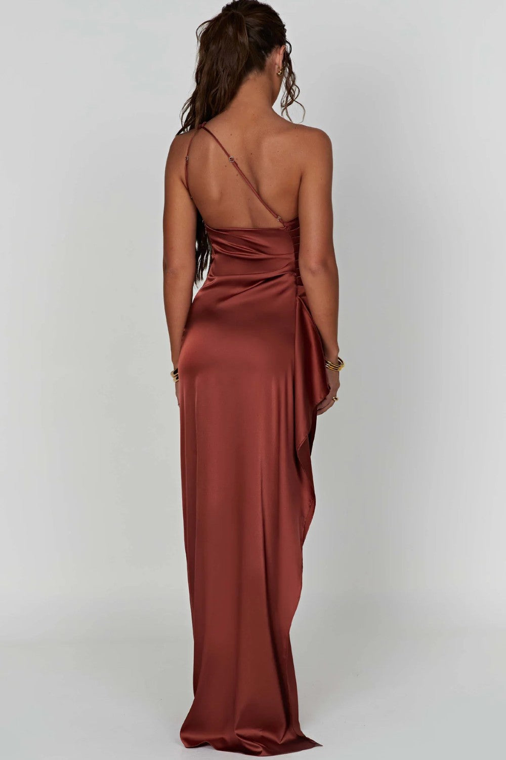 Vestido de Mujer Invitada de Boda Asimétrico - Maxi