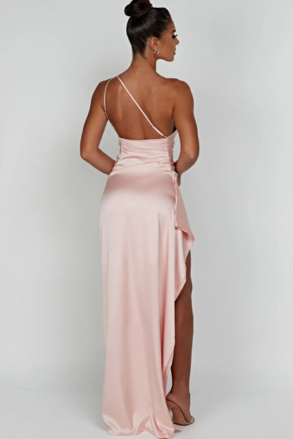 Vestido de Mujer Invitada de Boda Asimétrico - Maxi