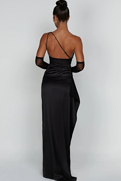 Vestido de Mujer Invitada de Boda Asimétrico - Maxi