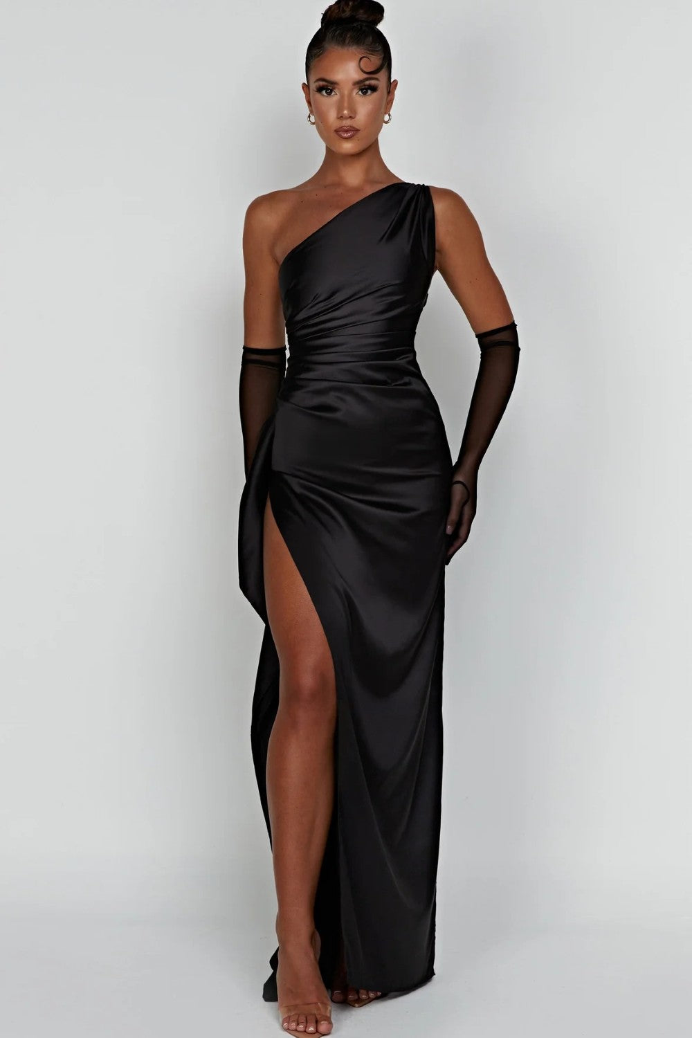 Vestido de Mujer Invitada de Boda Asimétrico - Maxi