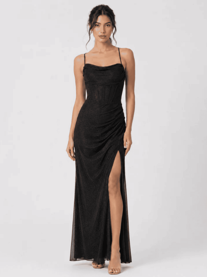 Vestido de Mujer Invitada de Boda con Corsé - Maxi