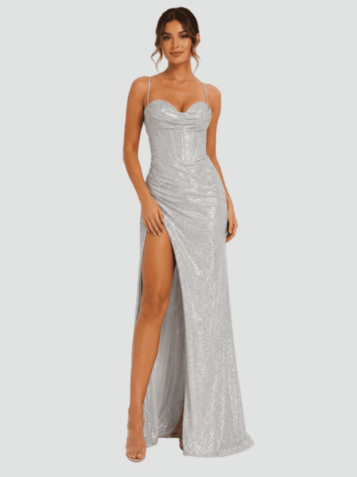 Vestido de Mujer Invitada de Boda con Corsé - Maxi