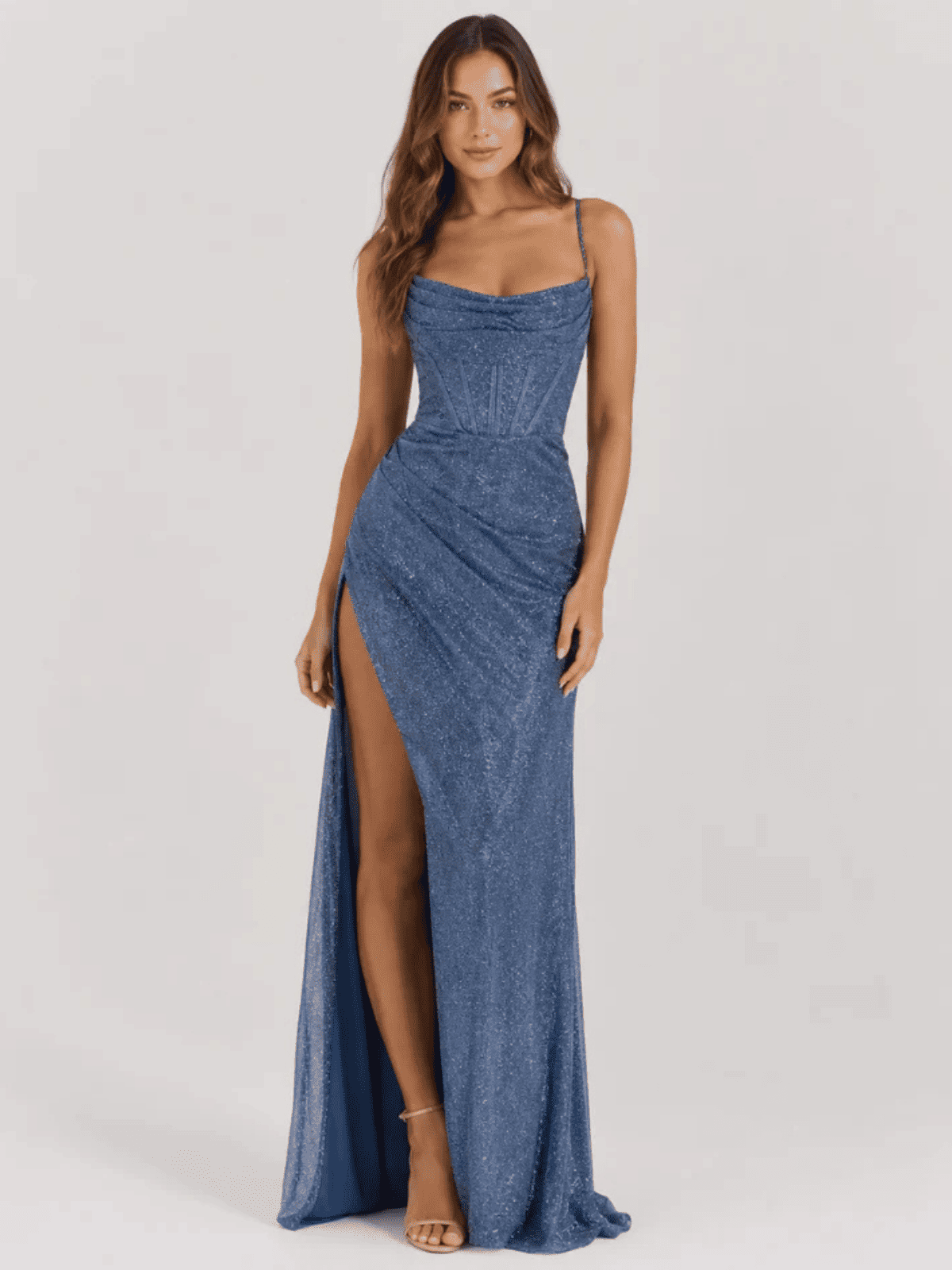 Vestido de Mujer Invitada de Boda con Corsé - Maxi