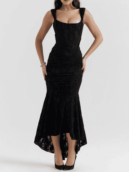 Vestido de Mujer Invitada de Boda con Encaje - Maxi