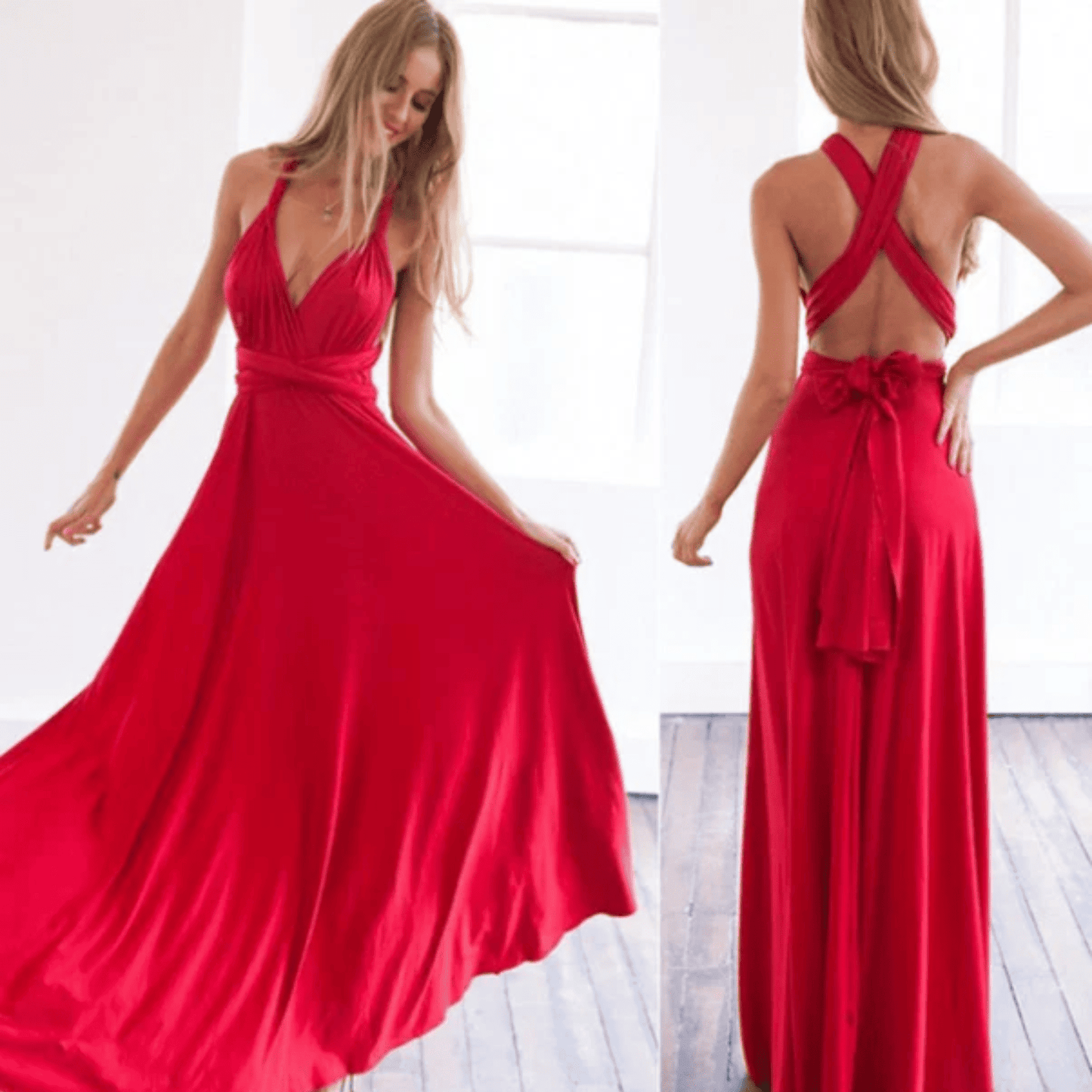 Vestido de Mujer para Invitada de Boda - Maxi Multiposición