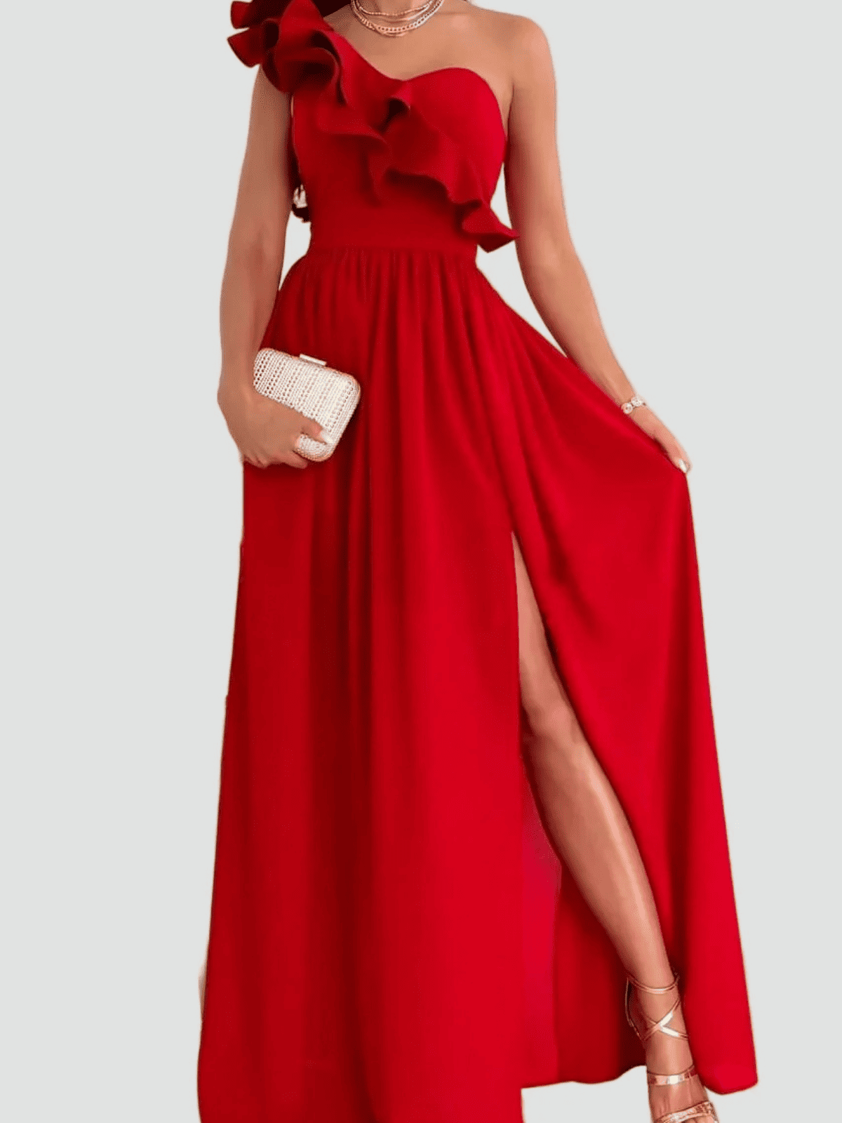 Vestido de Mujer para Invitada de Boda - Volantes Maxi