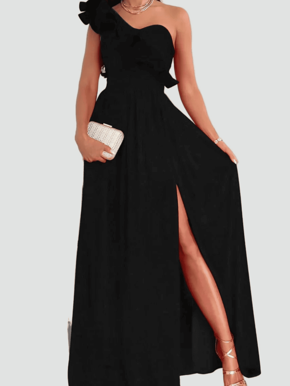 Vestido de Mujer para Invitada de Boda - Volantes Maxi