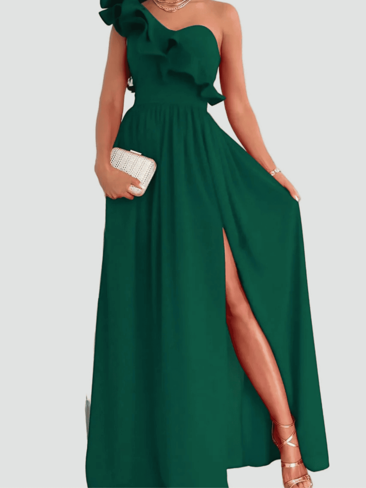 Vestido de Mujer para Invitada de Boda - Volantes Maxi