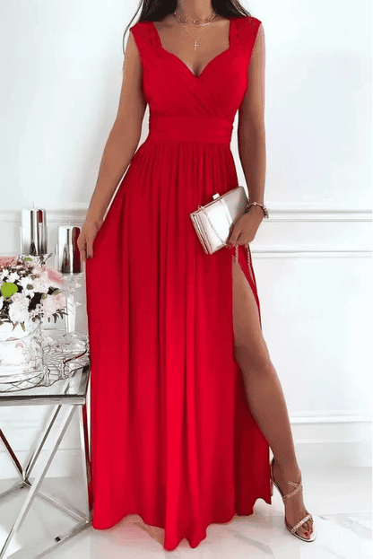 Vestido de Mujer para Invitada de Boda con Encaje - Maxi
