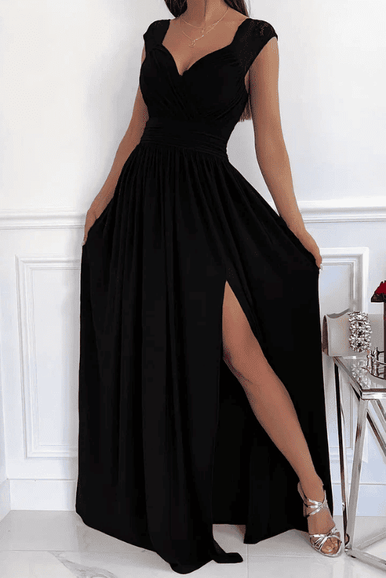 Vestido de Mujer para Invitada de Boda con Encaje - Maxi