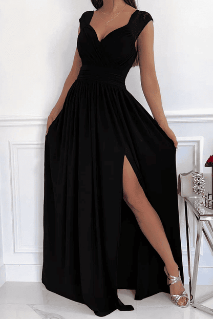 Vestido de Mujer para Invitada de Boda con Encaje - Maxi