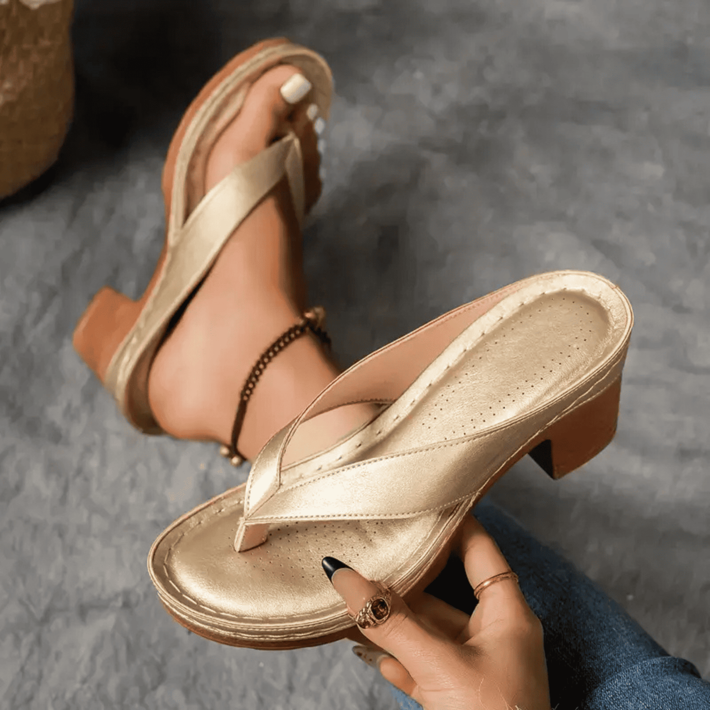 Zapatillas de Casa Ortopédicas de Mujer | Tacón