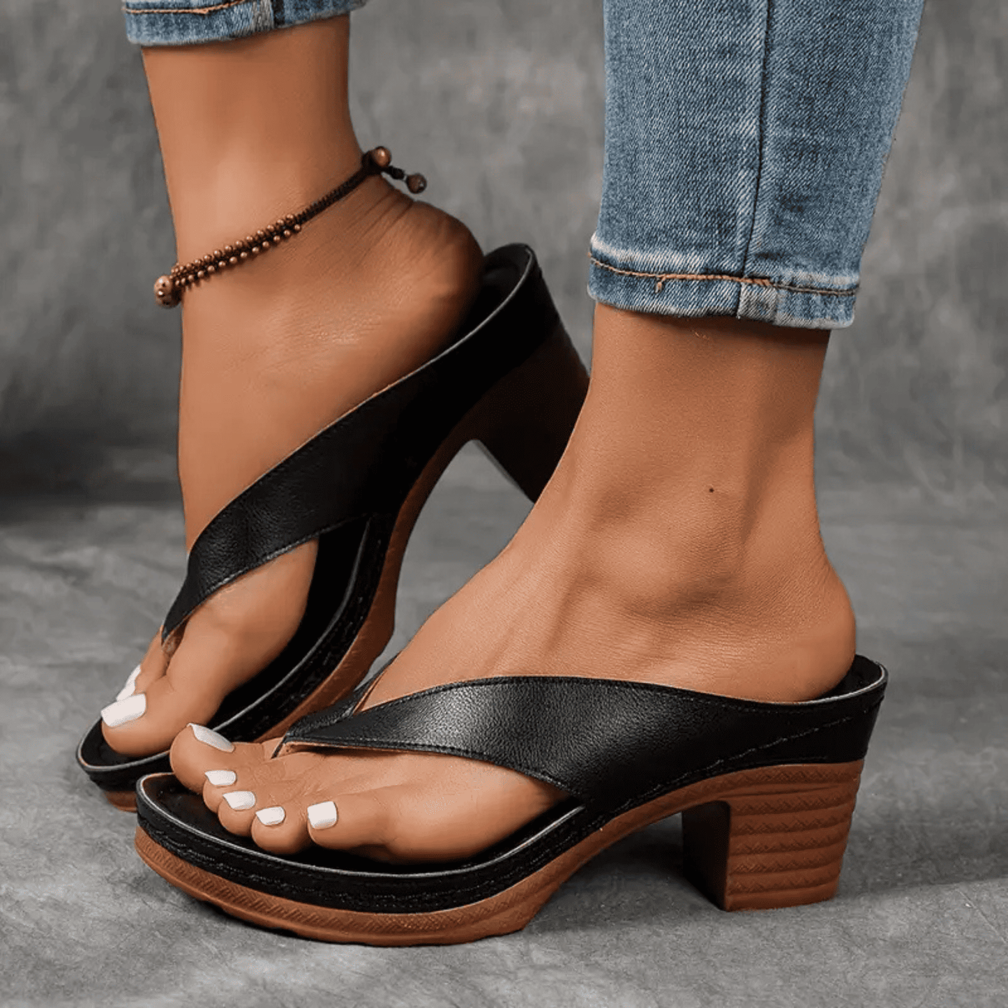 Zapatillas de Casa Ortopédicas de Mujer | Tacón