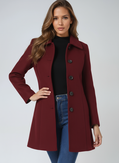 Abrigo de Mujer Elegante - Largo