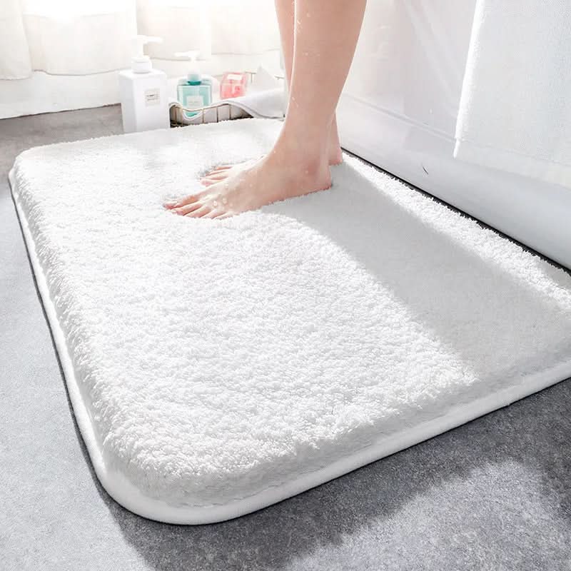 Alfombrilla de baño de microfibra con superficie texturizada