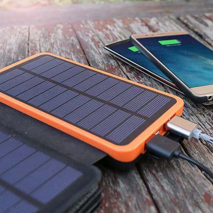 Banco de energía solar con paneles múltiples