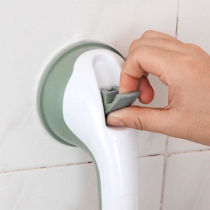 Barra de agarre para baño con extremos de ventosa