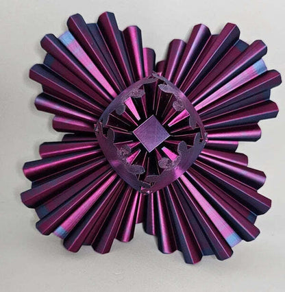 Bola de engranajes 3D con sistema de engranajes entrelazados