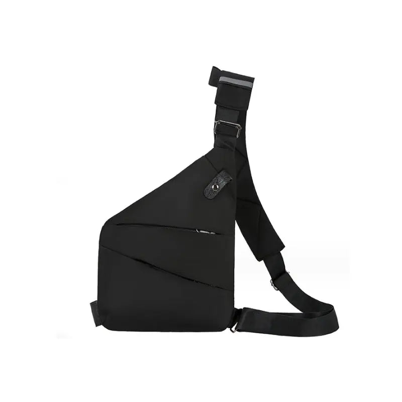 Bolso bandolera antirrobo con forma geométrica