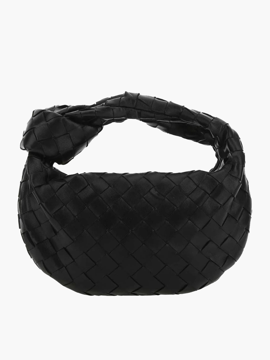 Bolso de mano con asa anudada