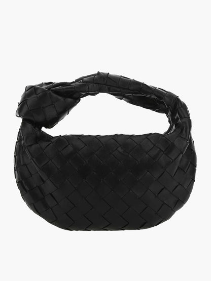 Bolso de mano con asa anudada