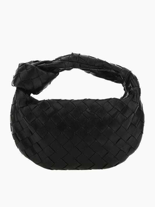 Bolso de mano con asa anudada