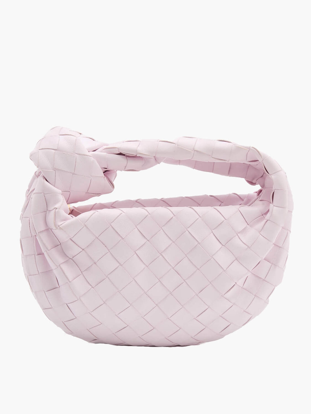 Bolso de mano con asa anudada